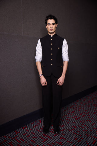 MIDNIGHT ADMIRAL NEHRU JACKET