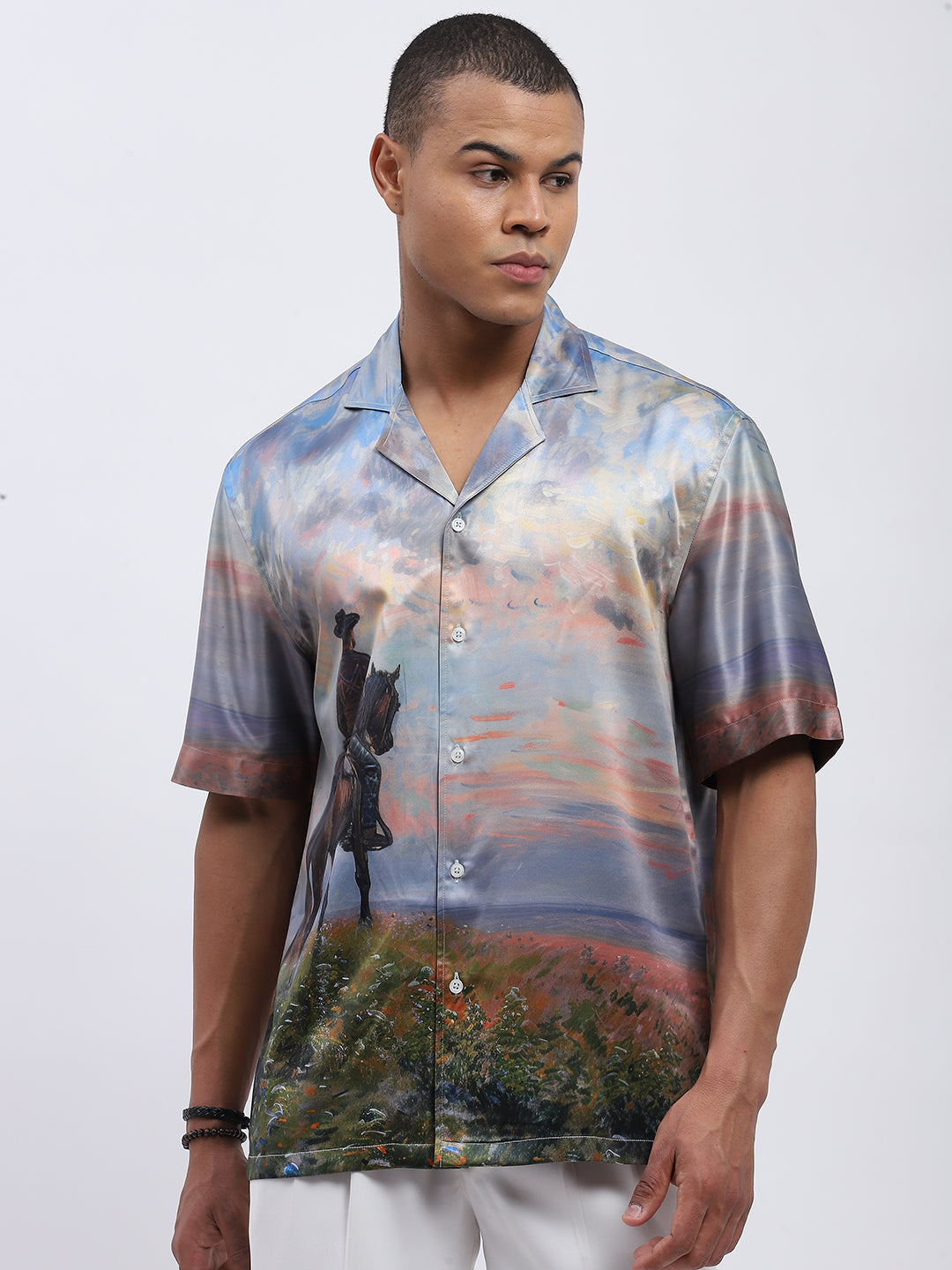 Sunset Rider Print Shirt