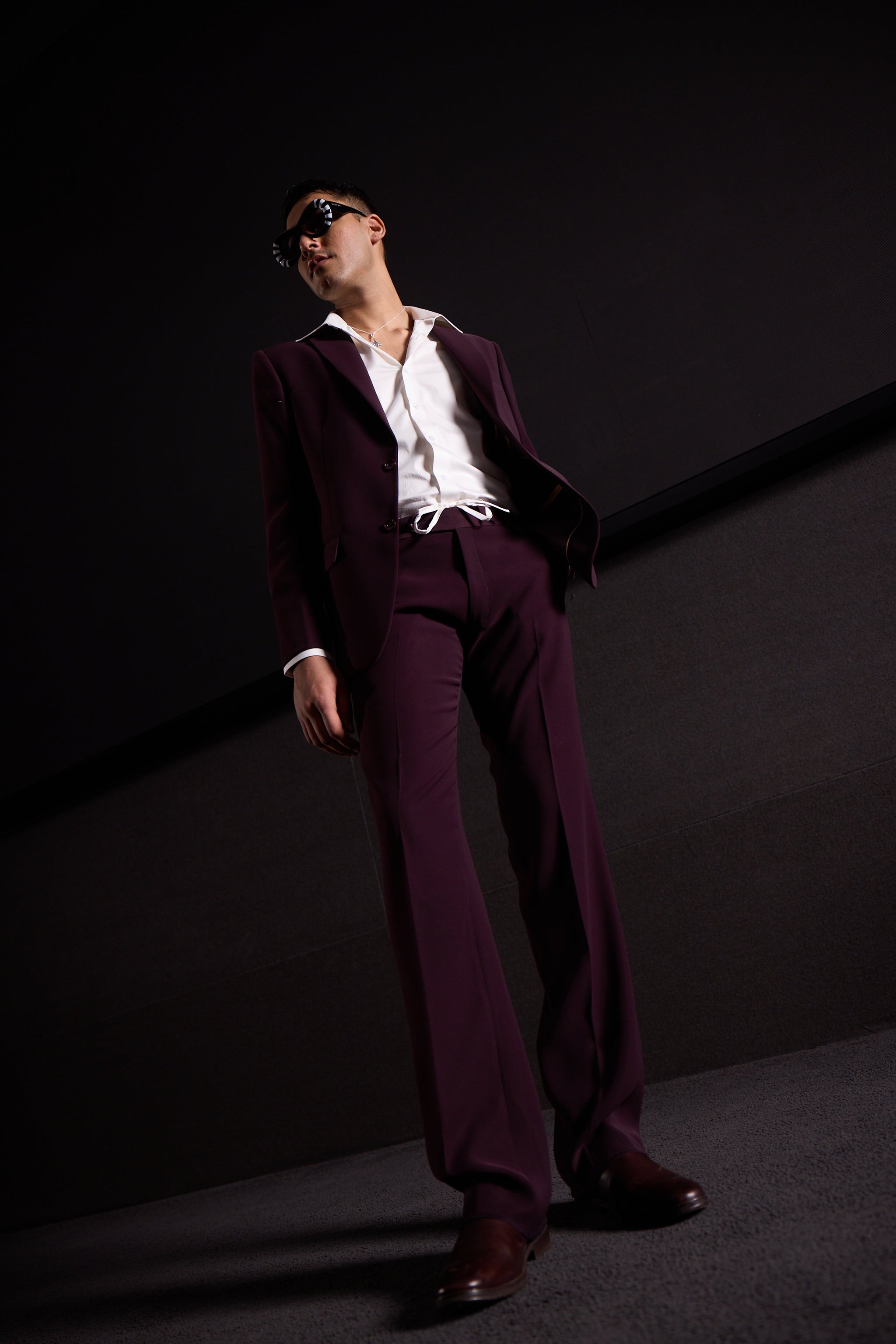 WINE REFINED RELAXED FIT SUIT