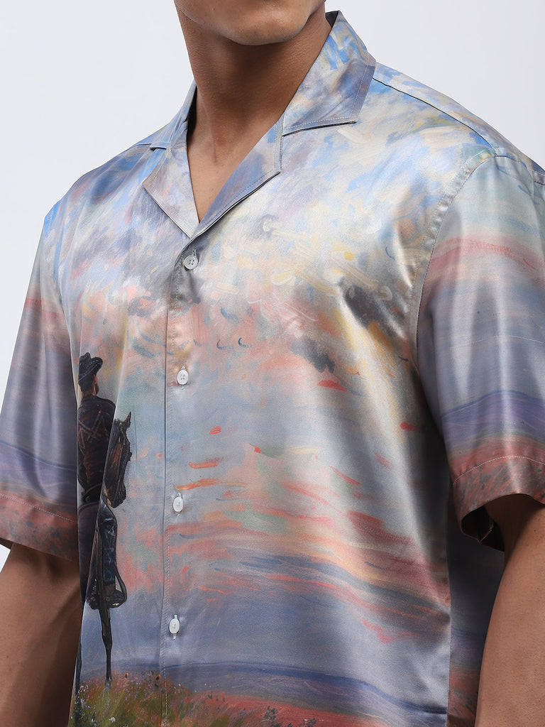 Sunset Rider Print Shirt