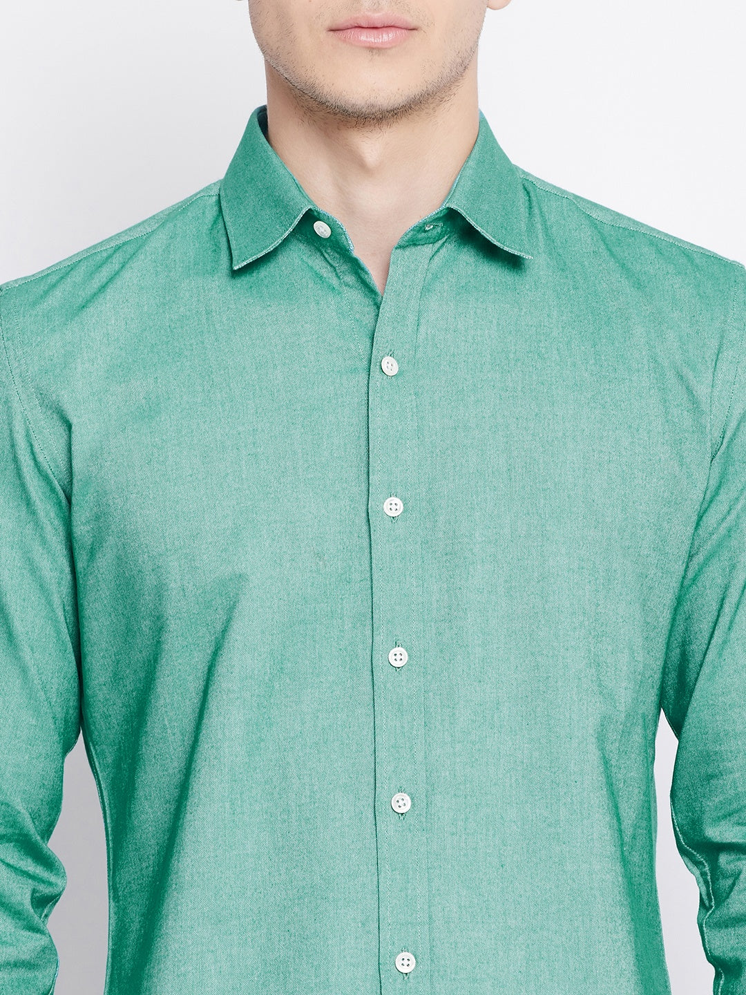 Forest Green Oxford Cotton Shirt