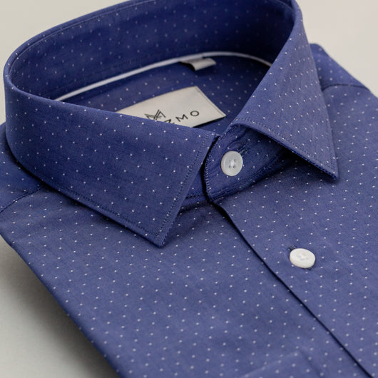 blue cotton shirt 